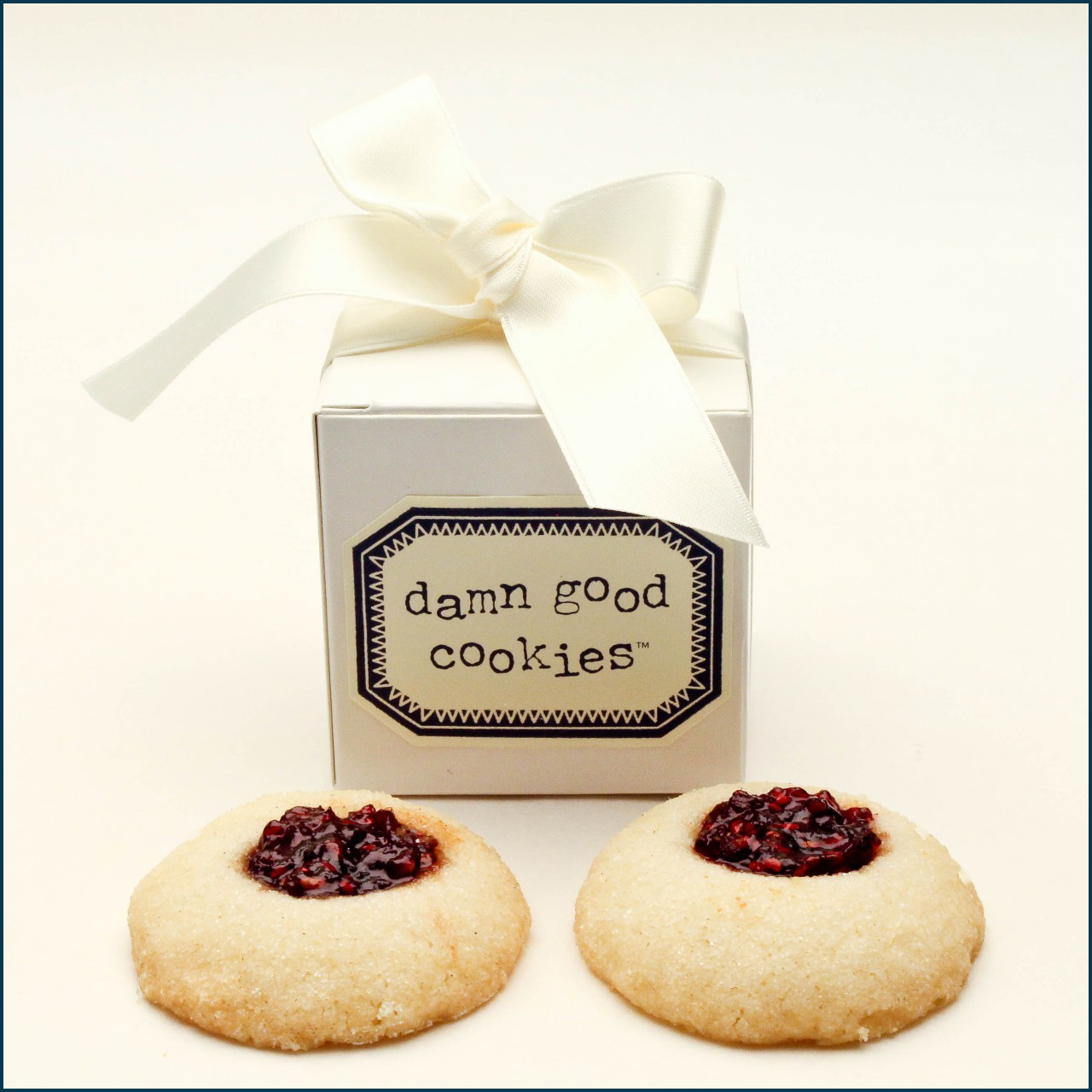 2 piece damn good cookie favor box